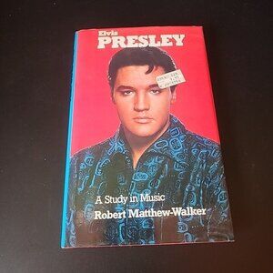 ELVIS PRESLEY A Study In Music Robert Matthew-Walker HC DJ clean